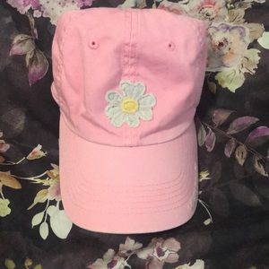 Pink Daisy Life is Good Baseball Hat